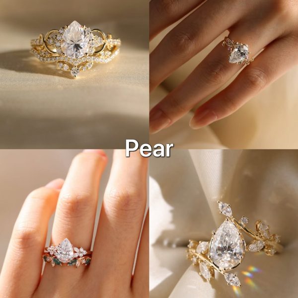 Pear = gracefulOval = effortlessRound = timelessMarquise = boldSo… which one are you 👀#engageme (1)