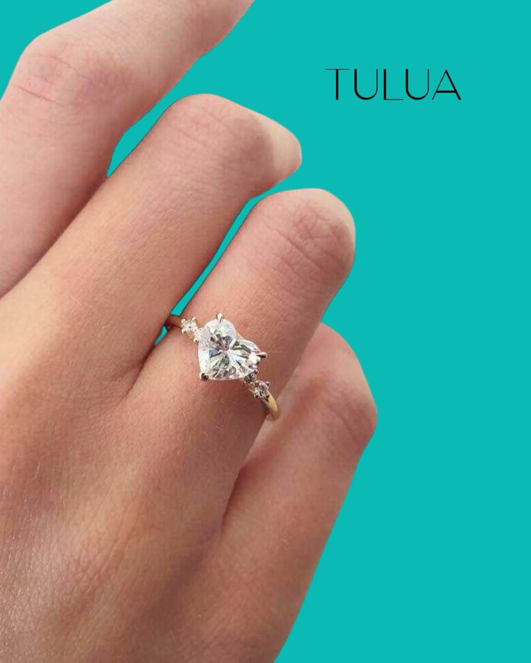 Real love. Real sparkle. Lab created heart Diamond —kind to the Earth, perfect for your heart.(e