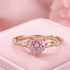 Twist your love into something extraordinary with our enchanting Twist Pink Heart Cut Engagement