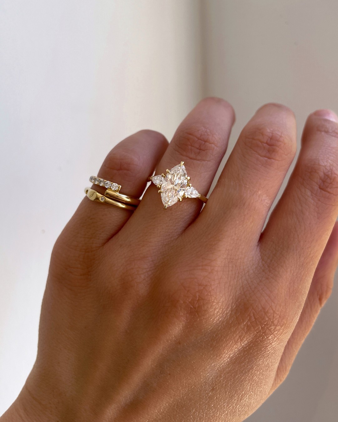 Warning this ring might be your new favourite design✨ Featuring the Chantelle Marquise Trilog (1)